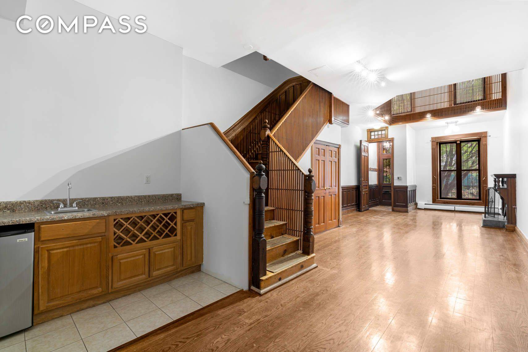 Be the first to live in this summer 2022 newly renovated brownstone triplex offering space, flexibility, and working fireplaces on one of the best blocks in Harlem !