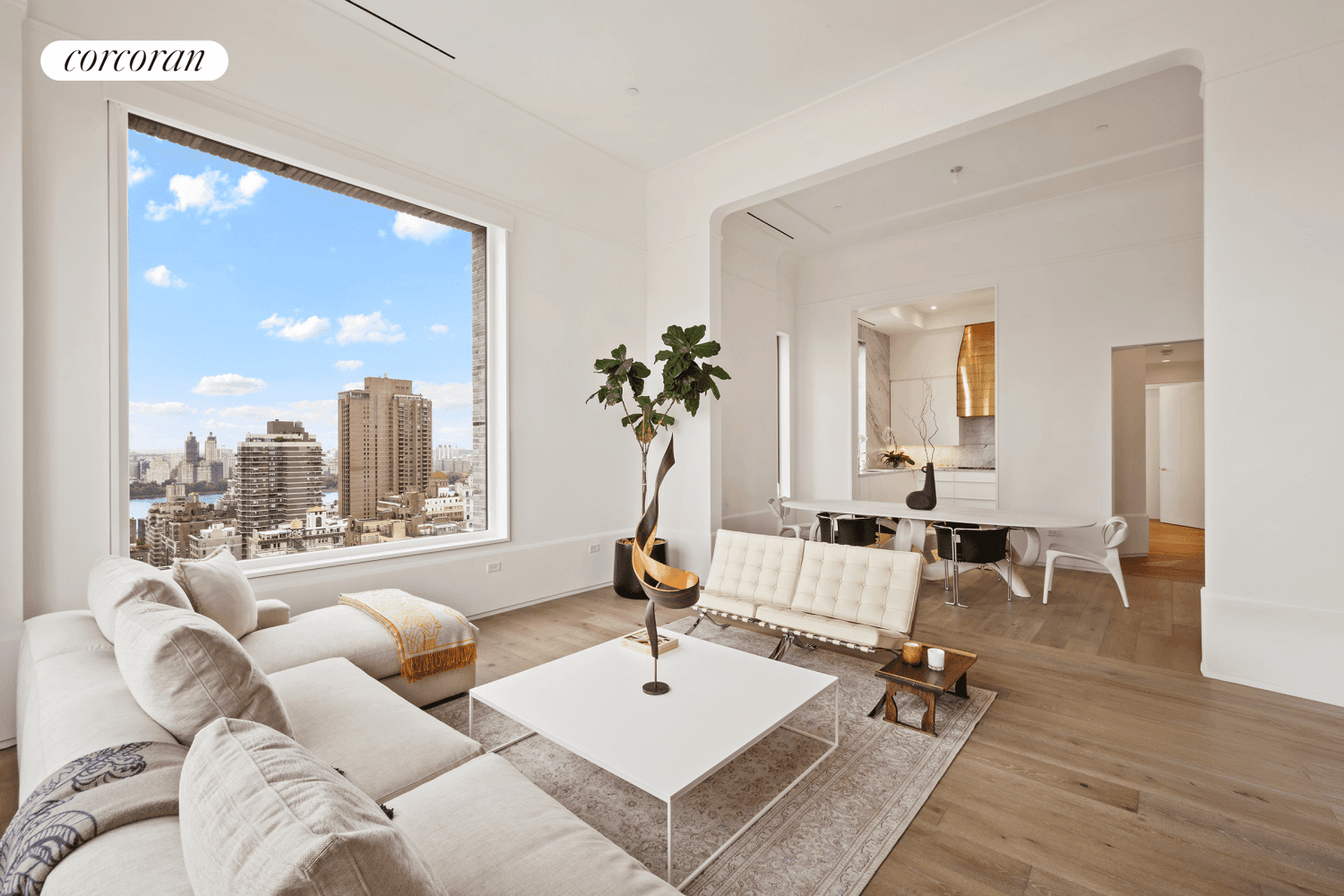 Discover unparalleled luxury in this stunning 2, 388 square foot condominium, ideally situated to offer breathtaking views of the NYC skyline, Central Park and George Washington Bridge.