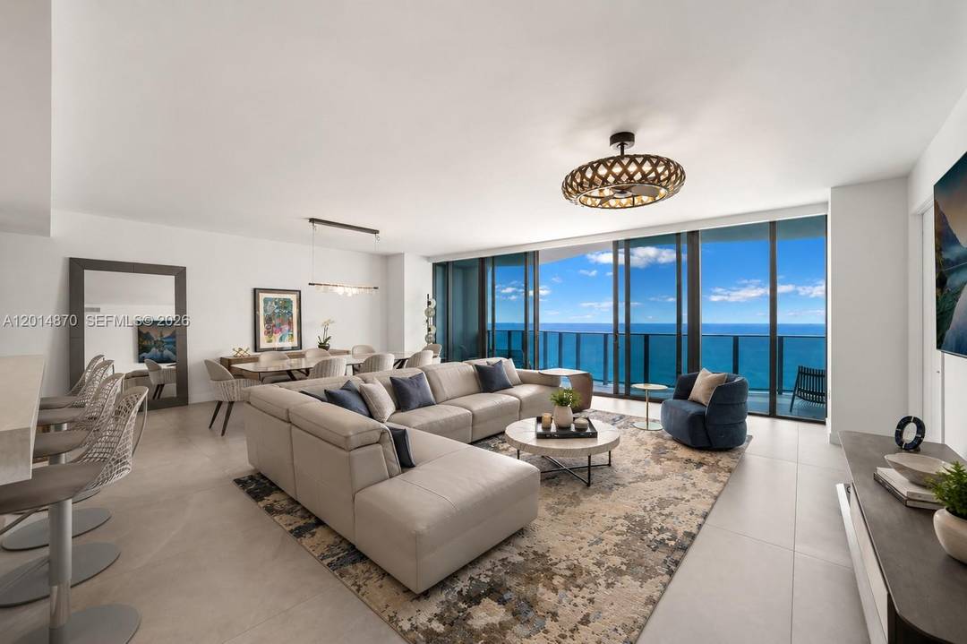 Casamar redefines luxury oceanfront living in Pompano Beach with this exceptional flow through residence featuring expansive terraces on both the oceanfront and Intracoastal sides offering breathtaking sunrise and sunset views ...
