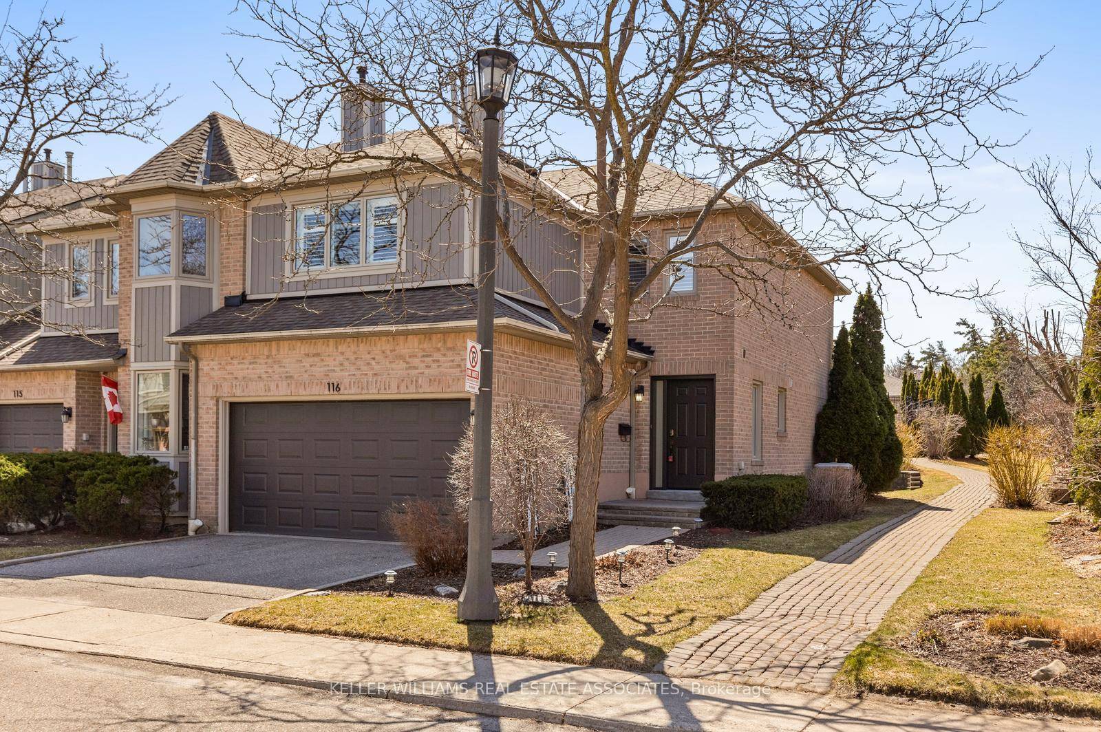 This beautiful 3 bedroom end unit townhome is nestled in the prestigious Enclave on the Park in Central Erin Mills.