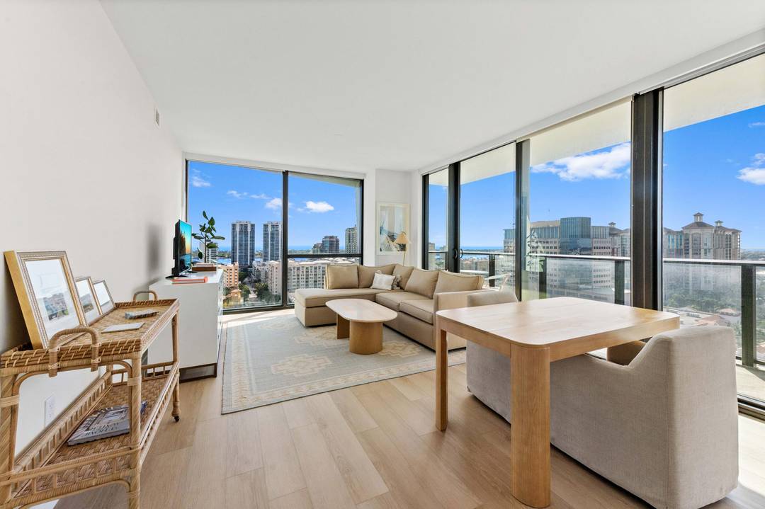 Indulge in a luxurious seasonal retreat in downtown West Palm Beach !