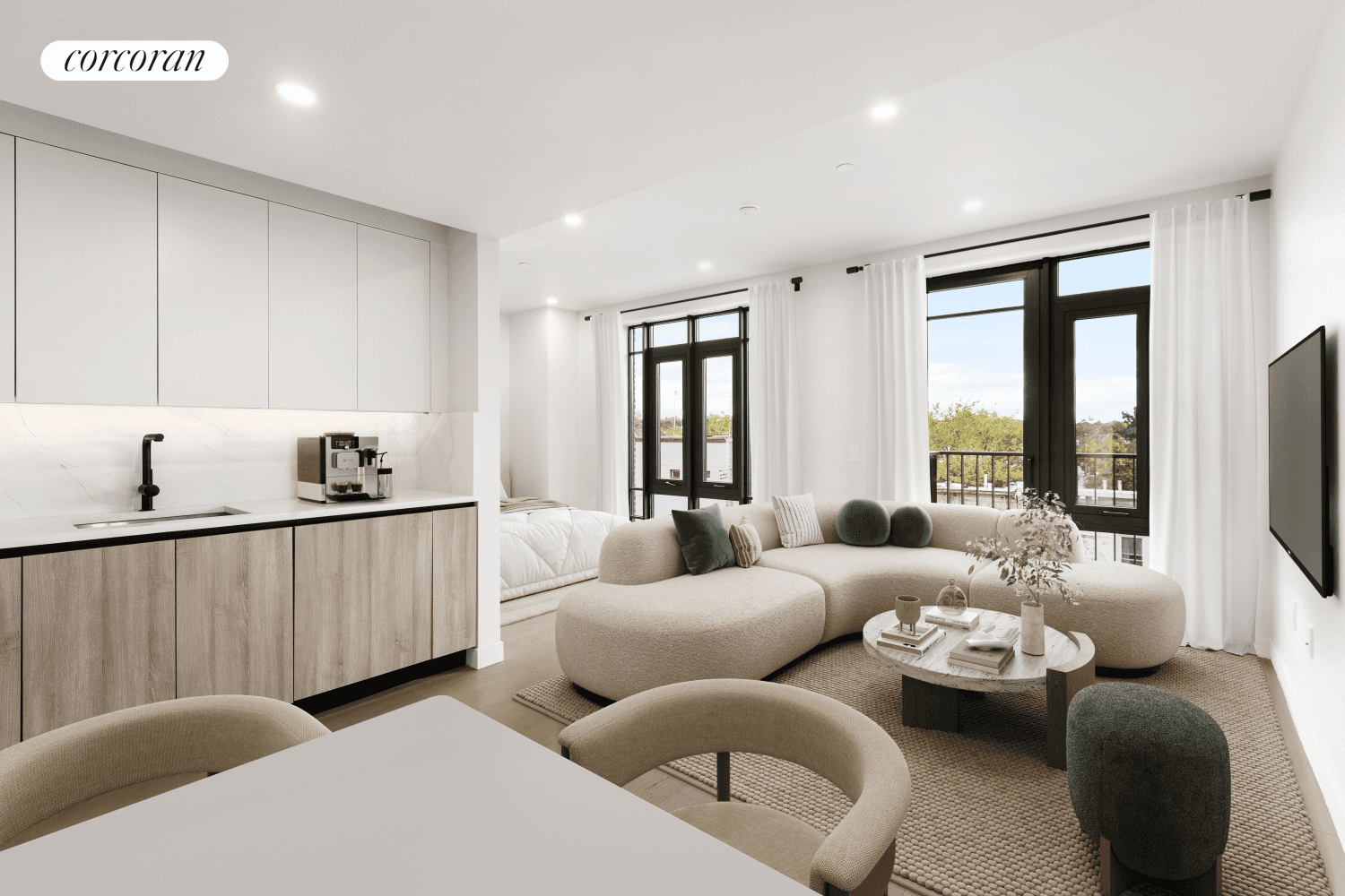 Introducing Sophie Condominium Three Model Residences Now OpenThis elegantly designed 494 square foot studio condominium residence offers a private balcony and southeastern exposures.