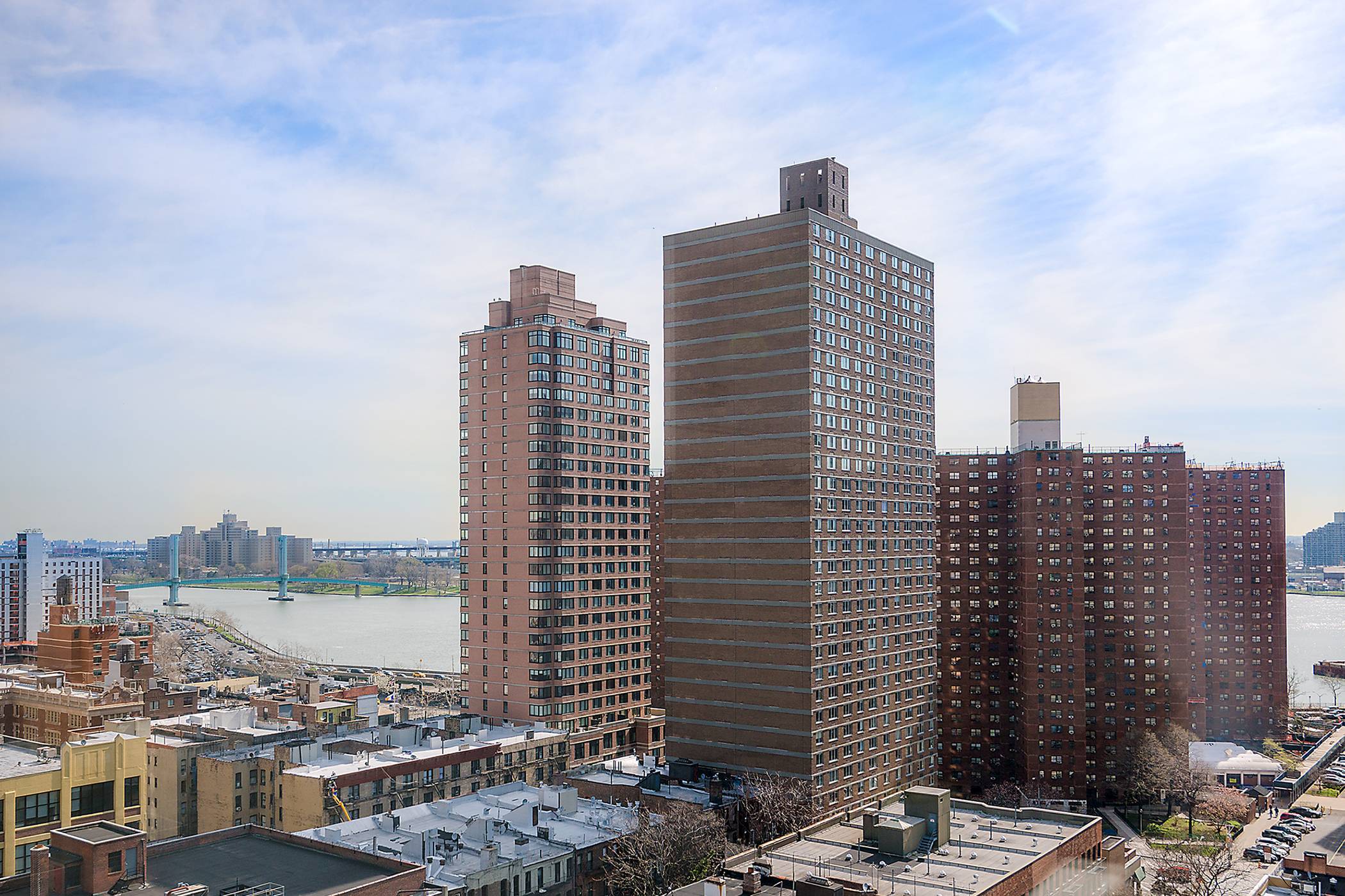 One bedroom with sweeping river views !