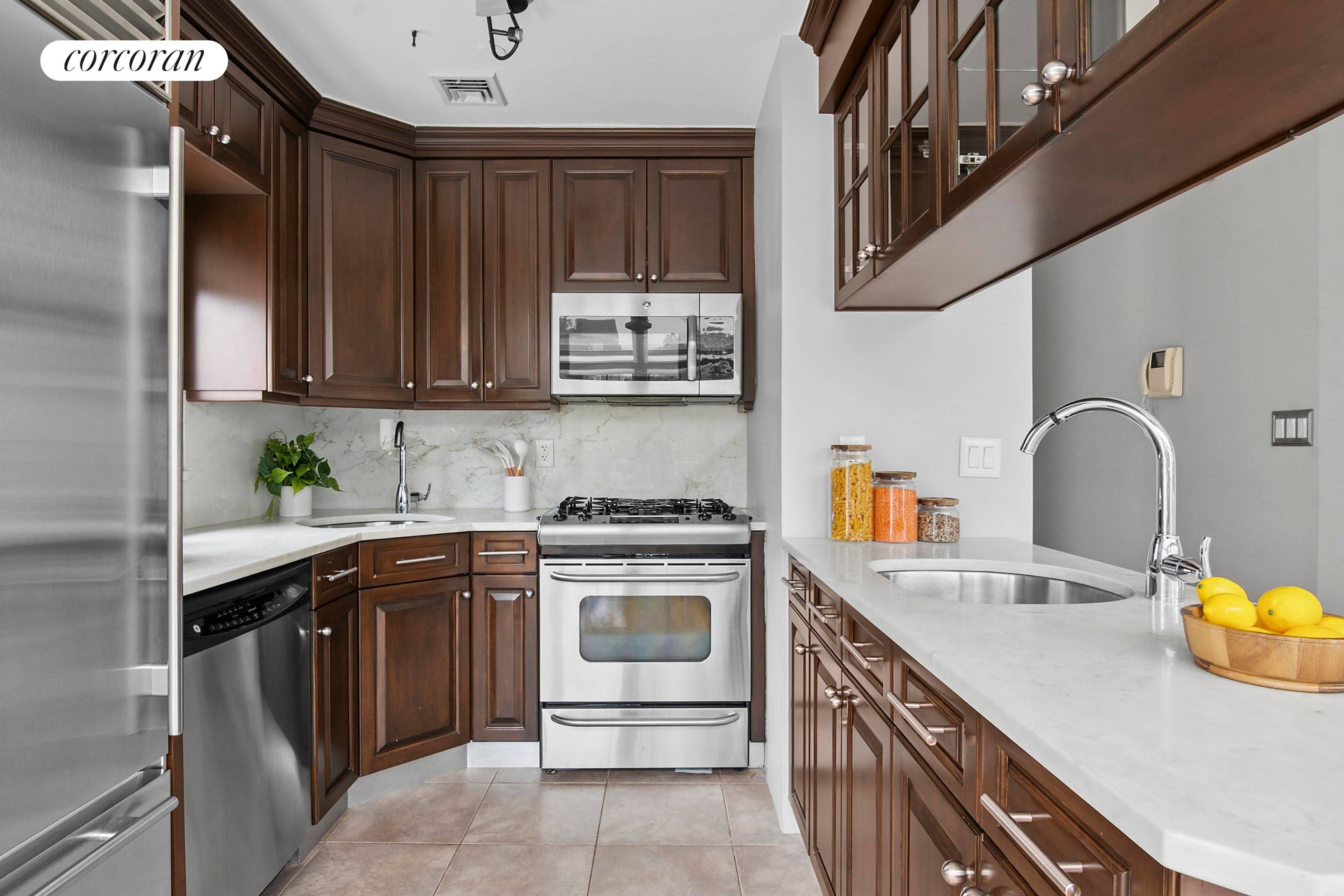 Best 2 BR 2 Bath elevatored CONDO plus separate windowed office with closet.
