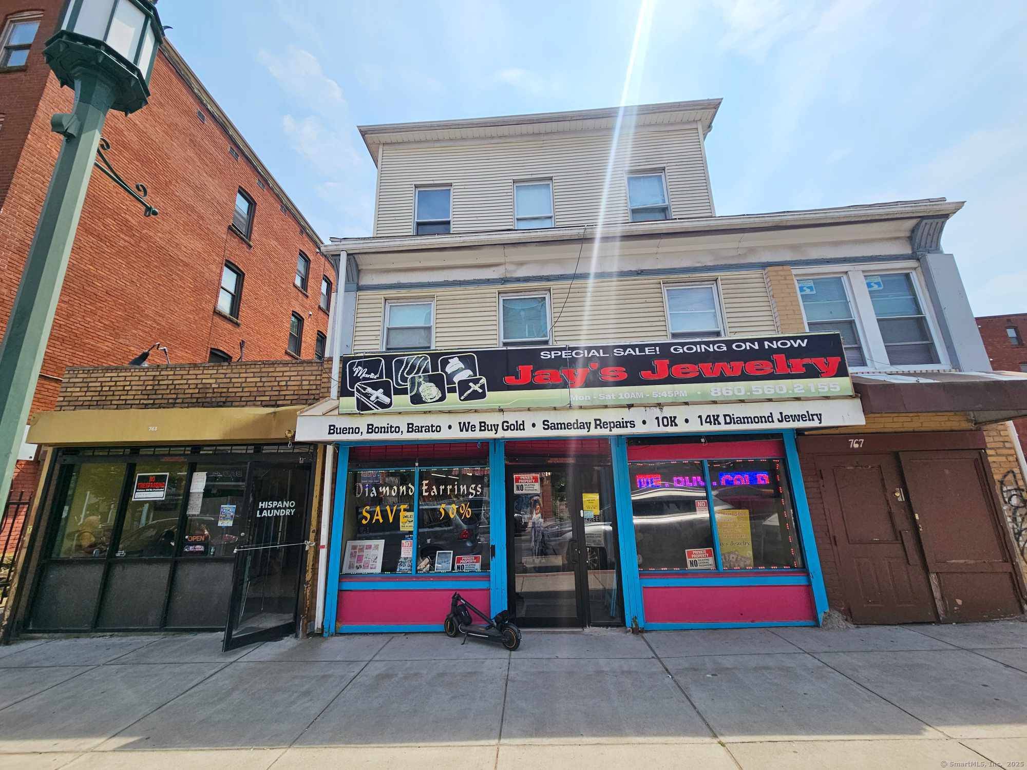 Unique opportunity featuring two buildings on one lot, endless possibilities in this wonderful mix use property with a total of 6 units 2 commercial and 4 residential.