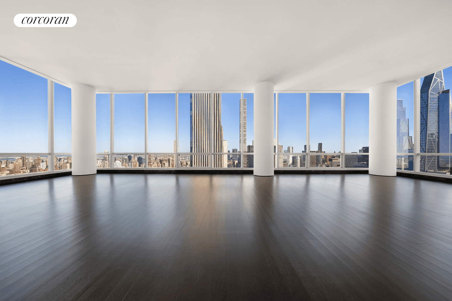 Highest floor in the line, Residence 56C at One57 offers 3, 466 square feet of exceptional living space with four bedrooms, four and a half bathrooms, and unobstructed views above ...