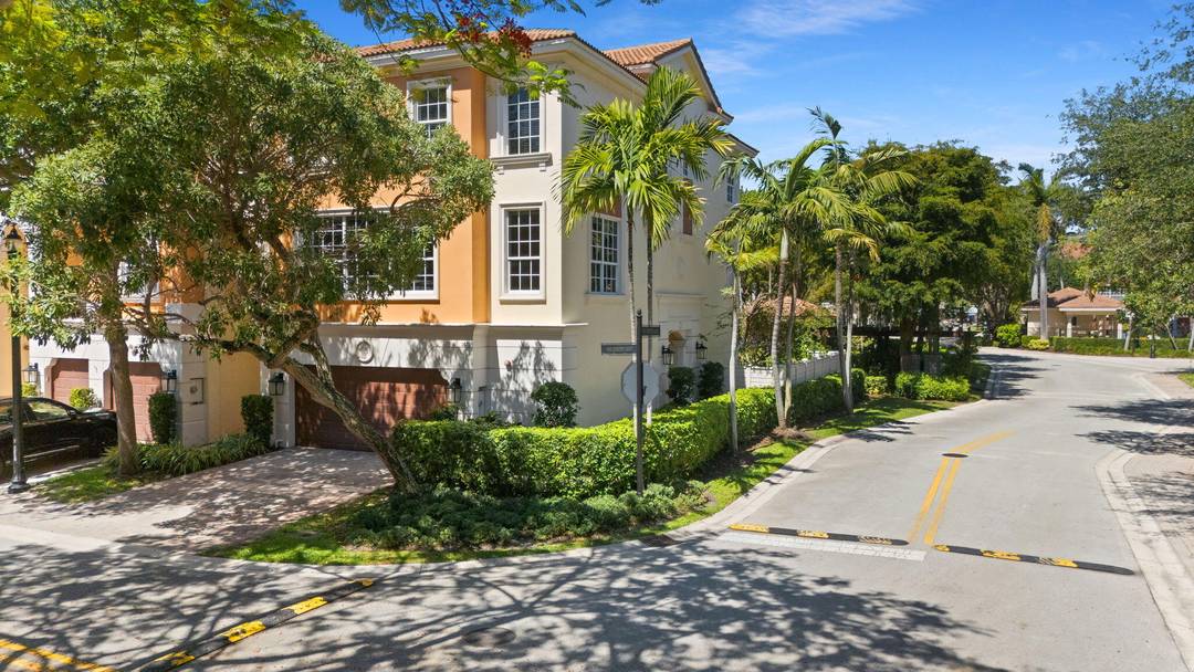 Located at 5675 NE Trieste Way, this stunning, three story townhome has been completely renovated and is situated in the gated East Boca community of Trieste.