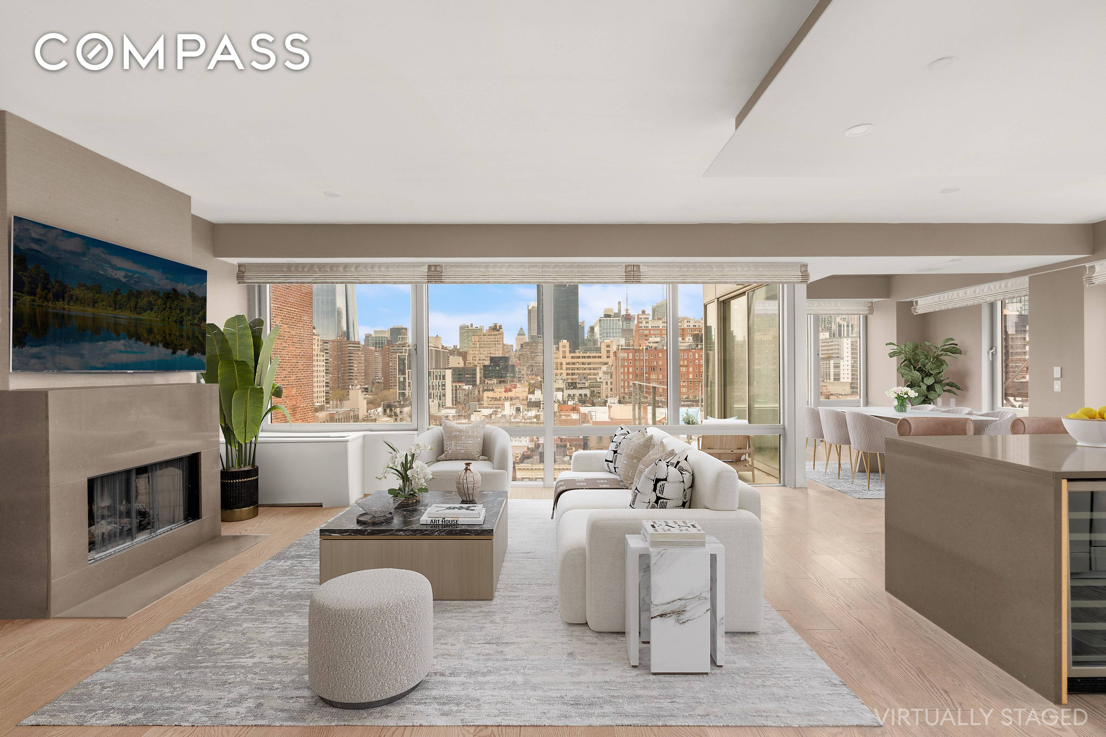 Discover the epitome of urban elegance in this sophisticated residence nestled on West 19th Street, Manhattan.