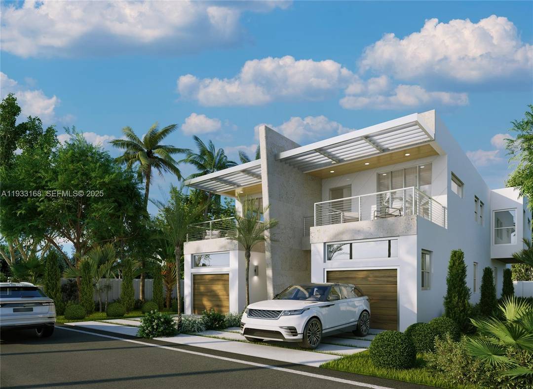 Exceptional new construction single family residence showcasing a striking contemporary design and high end finishes throughout.