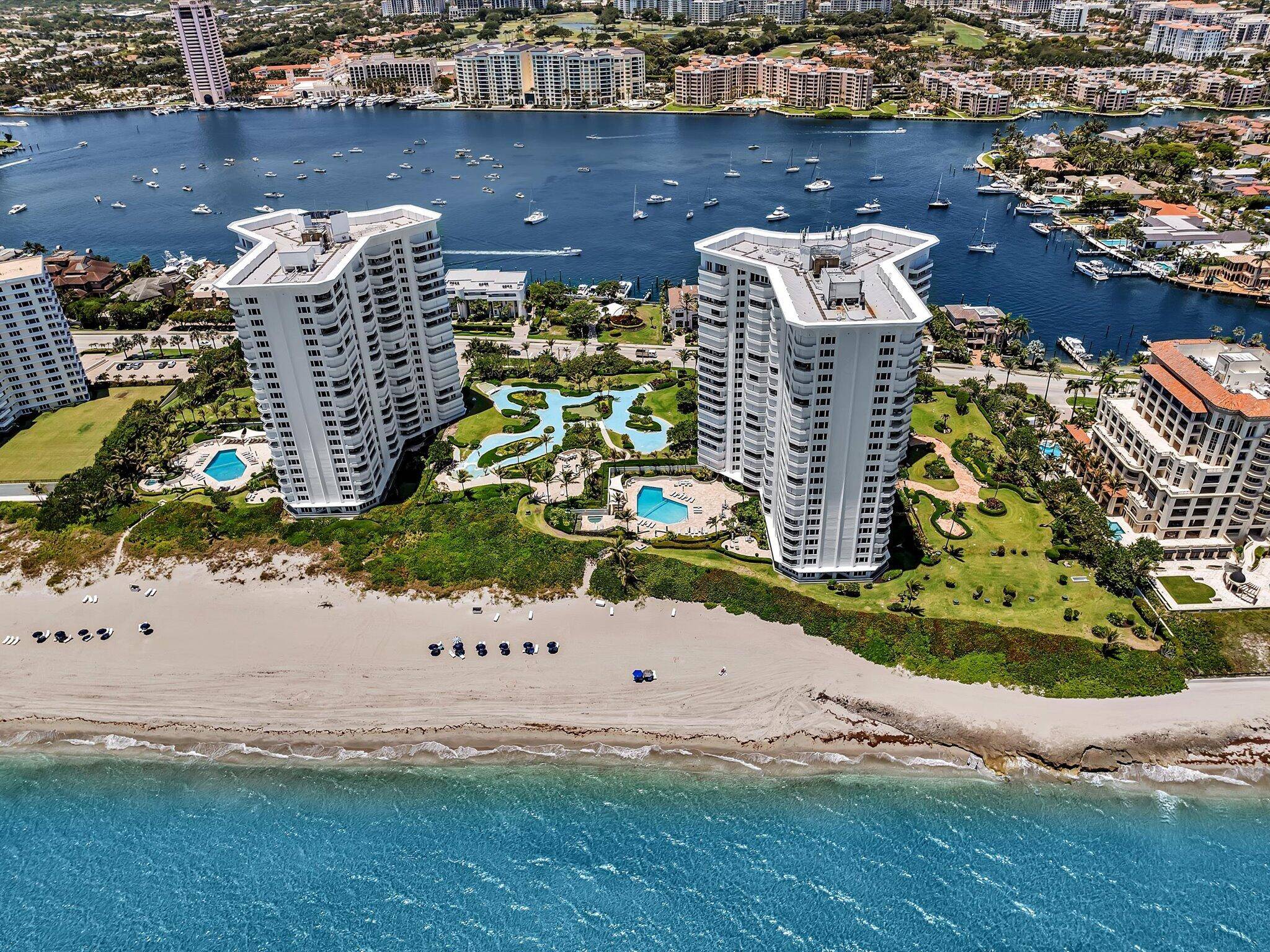 From the Moment You Enter This Sun Drenched Oceanfront Retreat, You Will Immediately Be Captivated by the Sweeping Panoramic Views of Lake Boca Raton from its Ideal 9th Floor Perch.