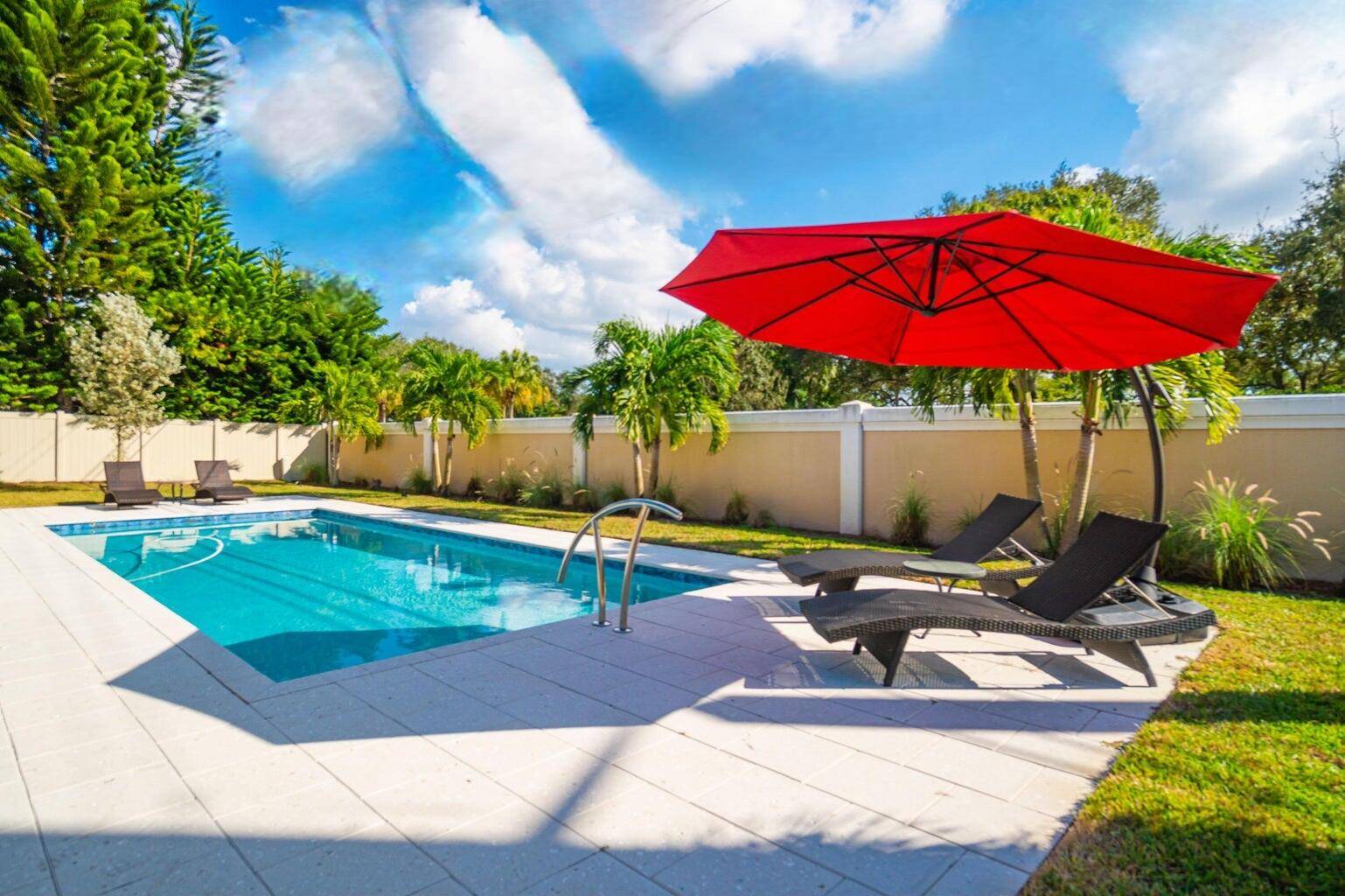 Look no further, your Newly Remodeled, Fenced in Pool home is here and just minutes from showgrounds.