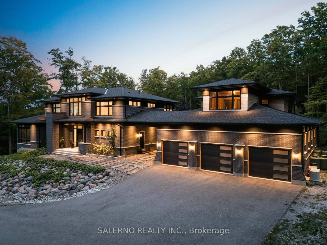 Welcome To This Modern Luxury Estate In Stouffville, Set On A Private 10 Acre Treed Lot !