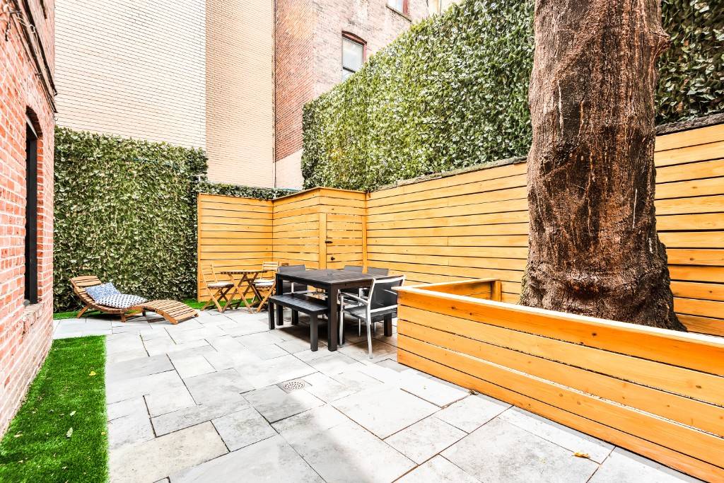 Featuring a unique, private landscaped patio garden outdoor space, this stunning and expansive 3 Bedroom, 2 and a Half Bathroom with Home Office, renovated home is sprawled on an entire ...