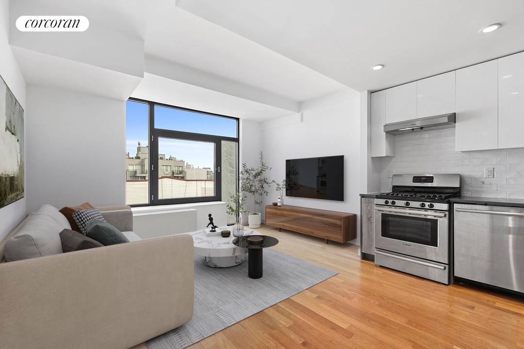 Make Williamsburg your home with this spacious one bedroom apartment with tons of natural light and open views !