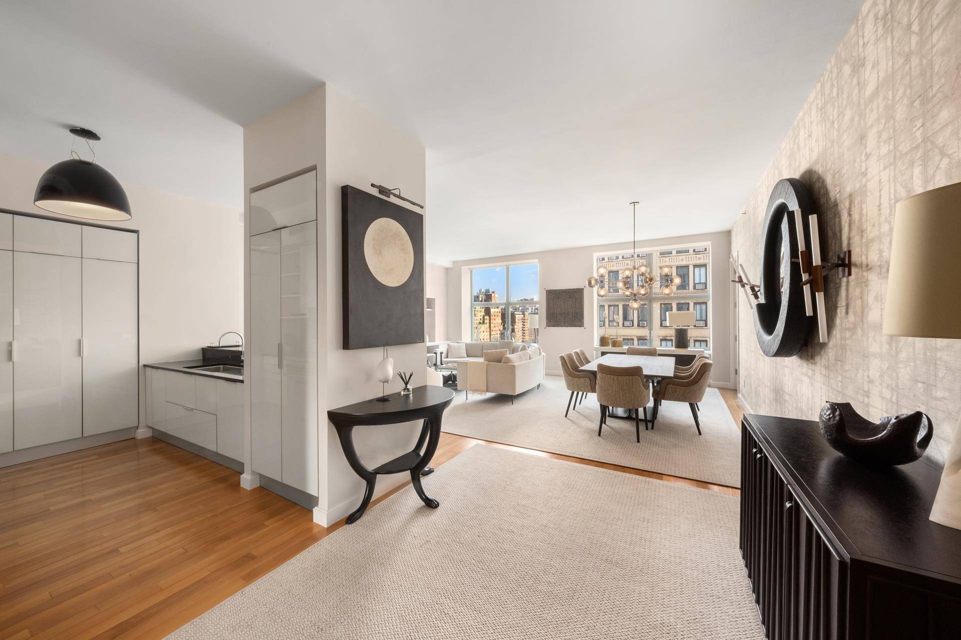 This spacious three bedroom, three and a half bathroom residence at 240 Park Avenue South offers 2, 139 square feet of refined living space with 10 foot ceilings, custom wood ...