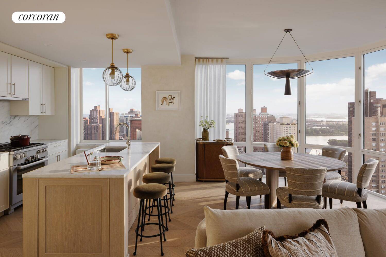 ELEGANT THREE BEDROOM WITH UNOBSTRUCTED CITY VIEWS Rising 44 stories above the leafy charm and quiet sophistication of the Upper East Side, The Strathmore is more than a residence it's ...