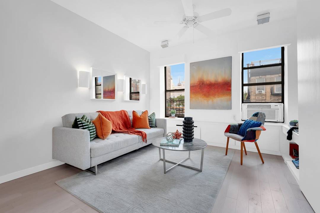 Welcome home to this 2 bedroom residence in a charming walk up co op.