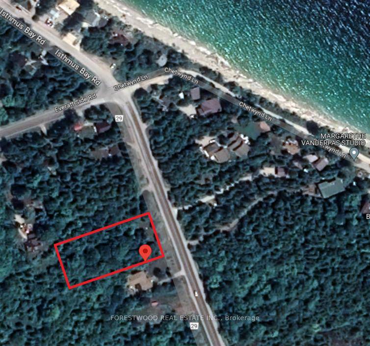 This Beautiful Partially Treed Lot Is Awaiting Your Dream Or A Perfect Vacation Home With APicturesque View Of Isthmus Bay in Lion's Head.
