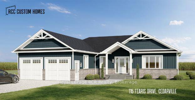 This Stunning pre construction bungalow offers 1, 682sqft of thoughtfully designed one level living on nearly a one acre country lot, complete with an attached double garage, open concept floor ...
