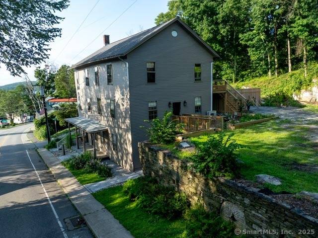 Completely remodeled inside in 2025, this historic building has the potential for multiple uses.