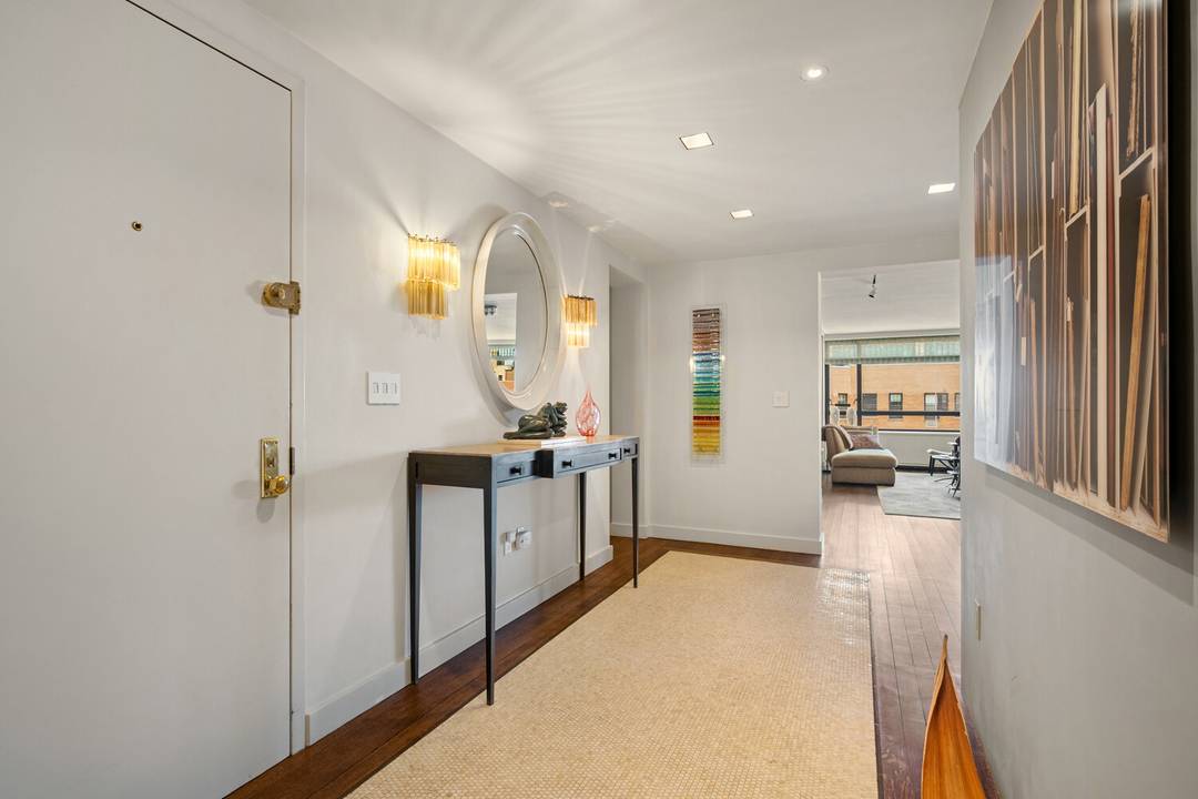 Apartment 17AB is a beautifully renovated, 10 room, corner residence offering a gracious and expansive layout with four bedrooms and four full bathrooms.