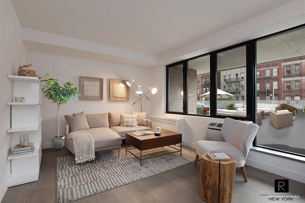 Sunlit Two Bedroom with Expansive Private TerraceThis two bedroom residence offers an extraordinary 1, 124 square foot private terrace, perfect for outdoor dining, entertaining, or simply enjoying fresh air in ...