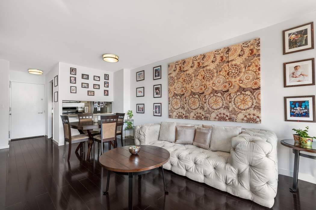 Spacious and sun drenched with a large private balcony !
