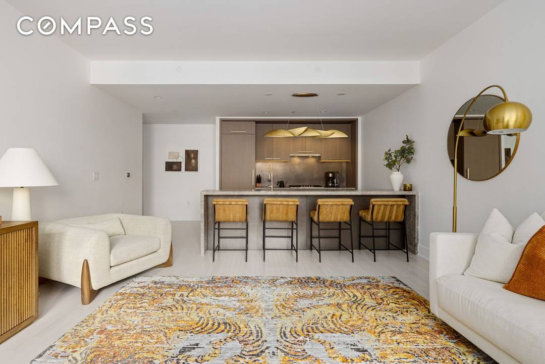 This generously scaled two bedroom, two and a half bath home combines contemporary luxury with downtown character in one of Tribeca s most coveted new developments.