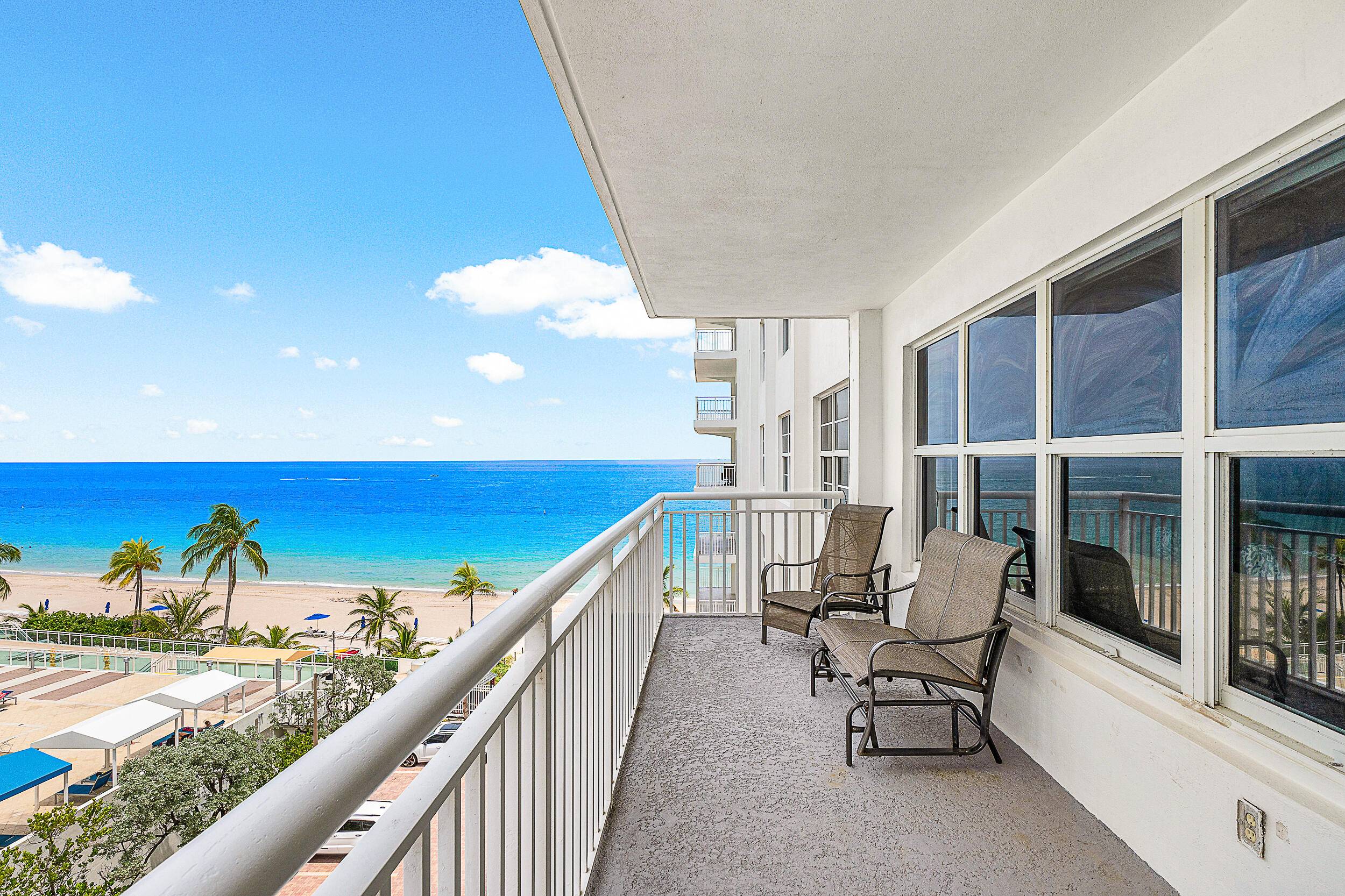 Location, location ! Whether you are looking to become a seasonal or full time South Florida residence, you must see this stunning 6th floor condo, boasting breathtaking oceanfront views.