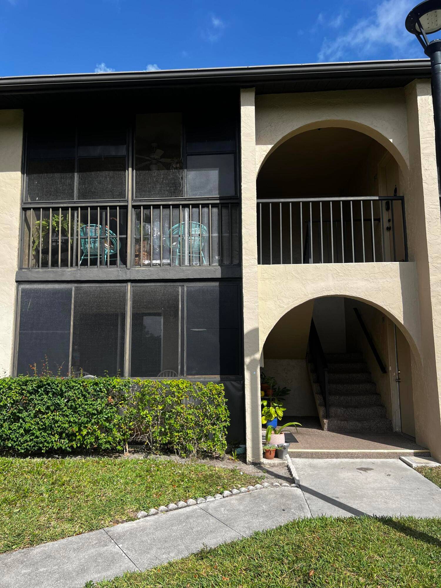Lake front, first floor unit.