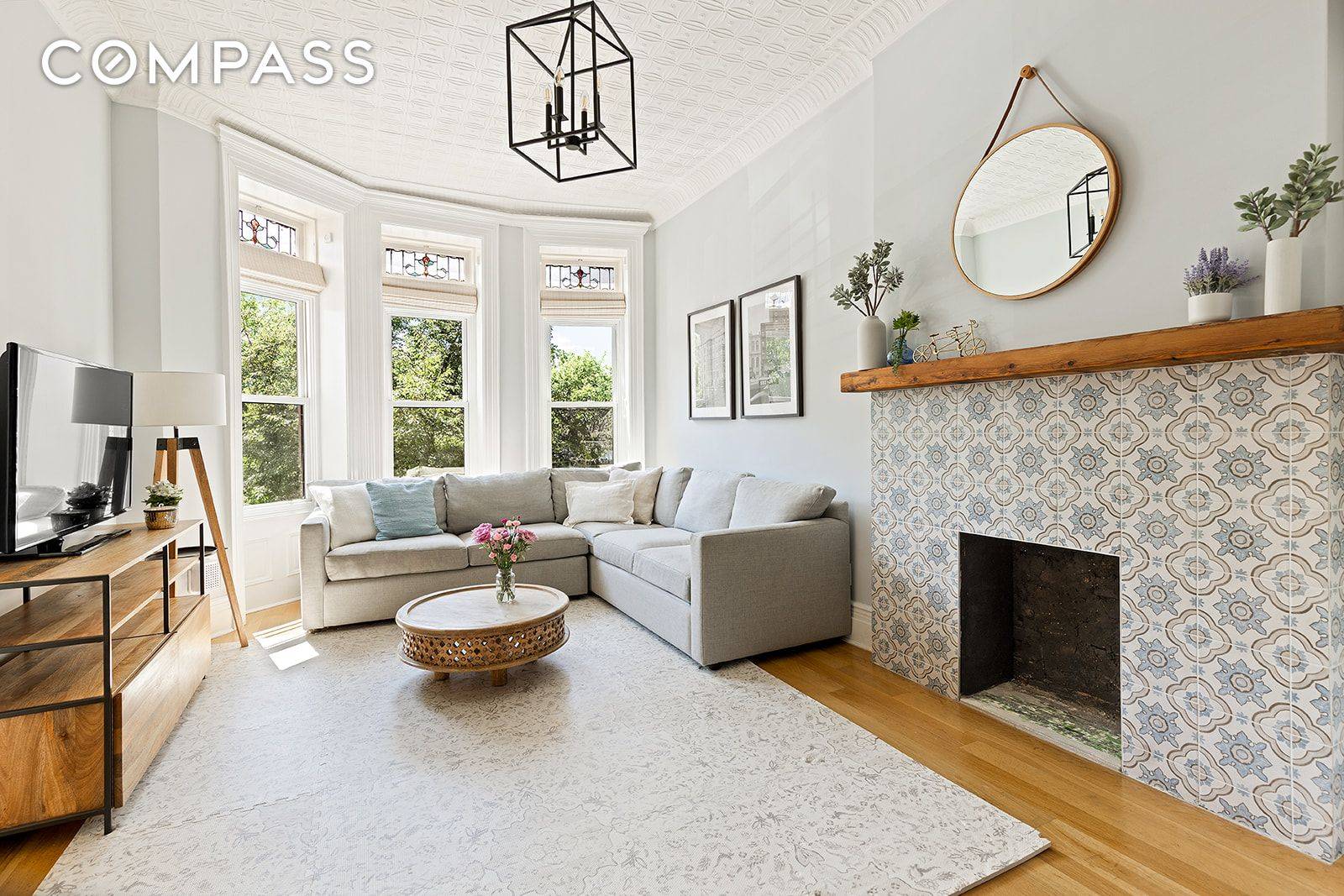 160 Prospect Park West is a spacious, sun drenched three bedroom, 2 and a half bathroom, condo that blends classic prewar charm with a modern, eclectic touch.