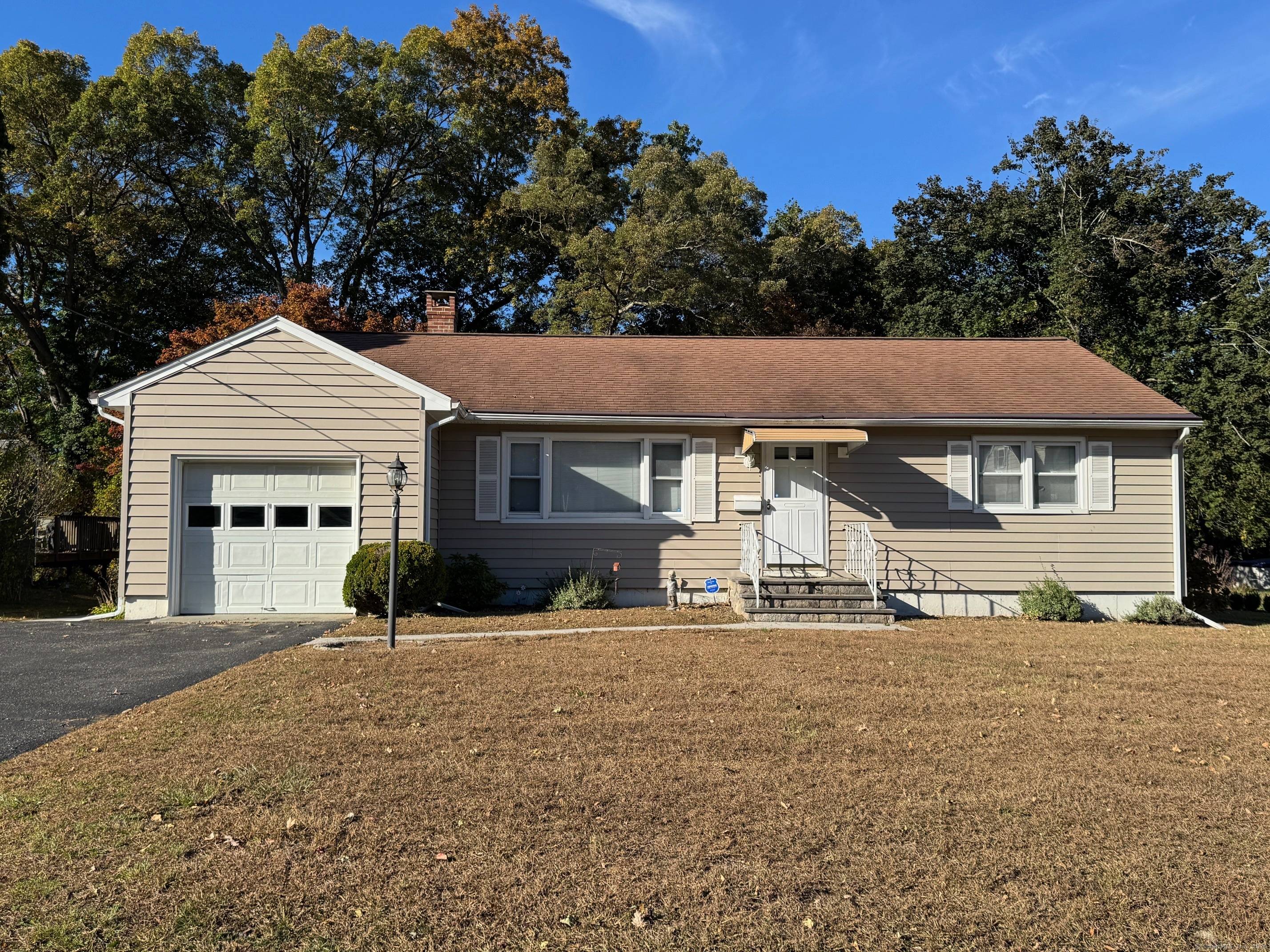 This well maintained Ranch style home is perfectly situated on a level and private.