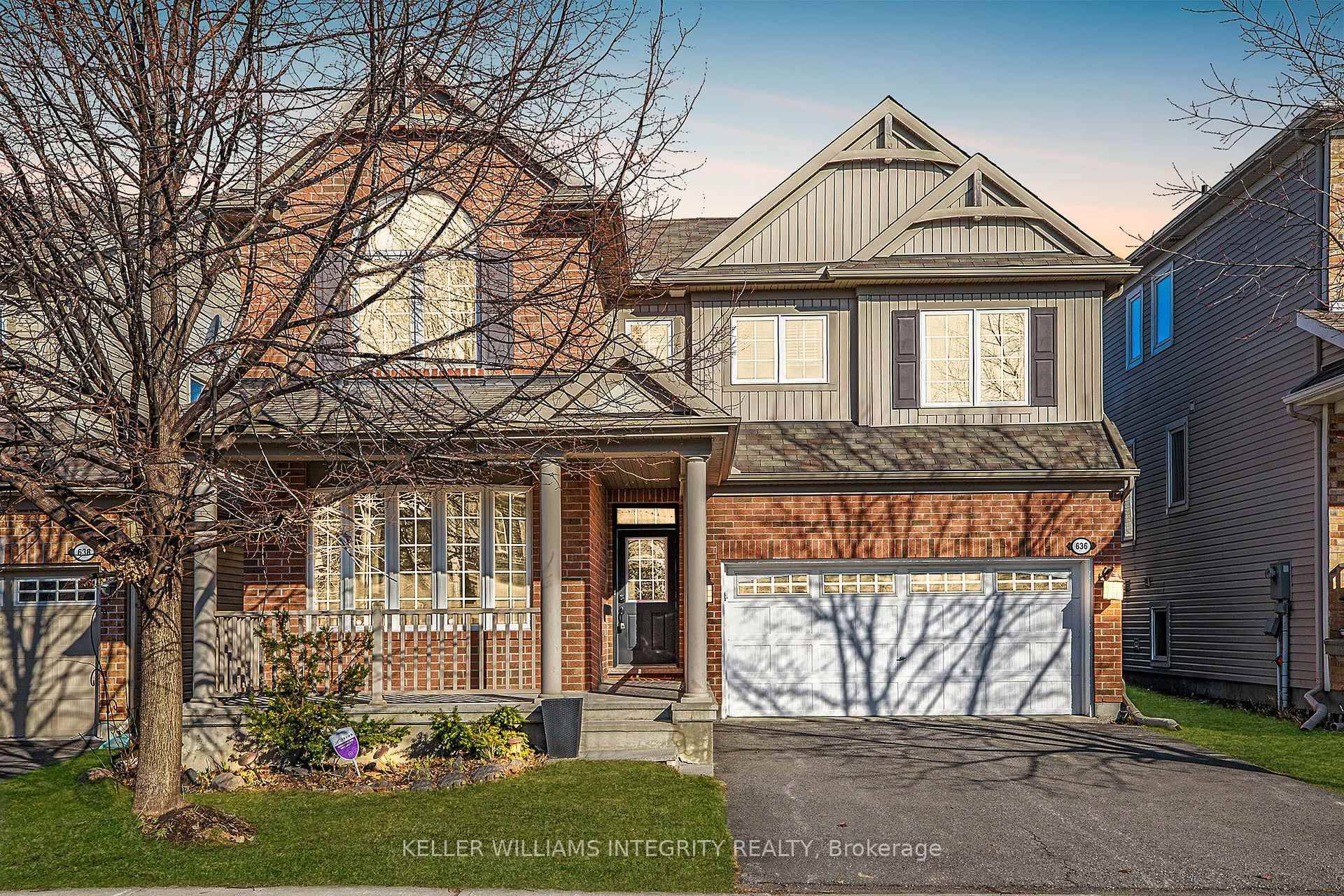 Welcome to 636 Rosehill Ave in Stittsville North, a beautifully updated 4 bedroom, 3 bathroom detached home perfect for modern family living.