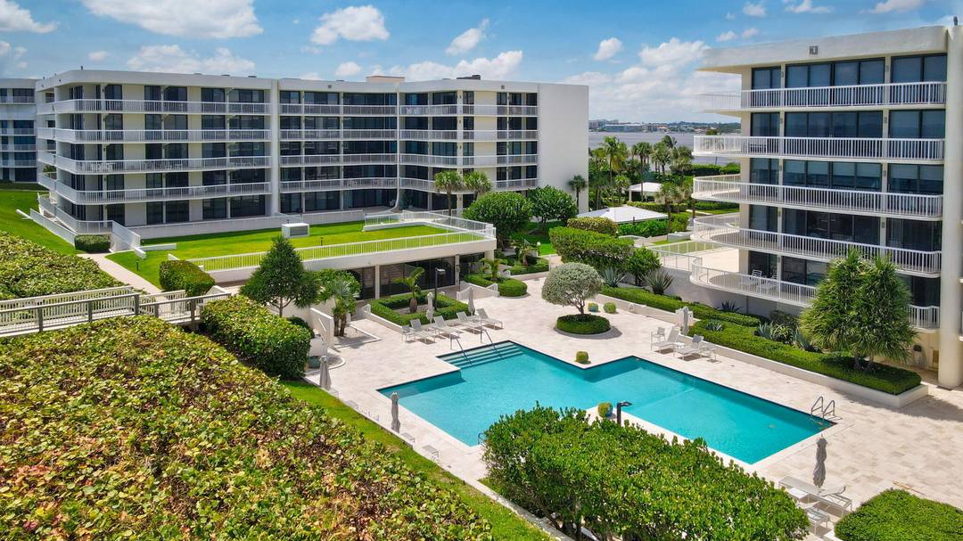 Ocean and Beach views from this large over 2, 000 sf two bed, two bath top floor unit.