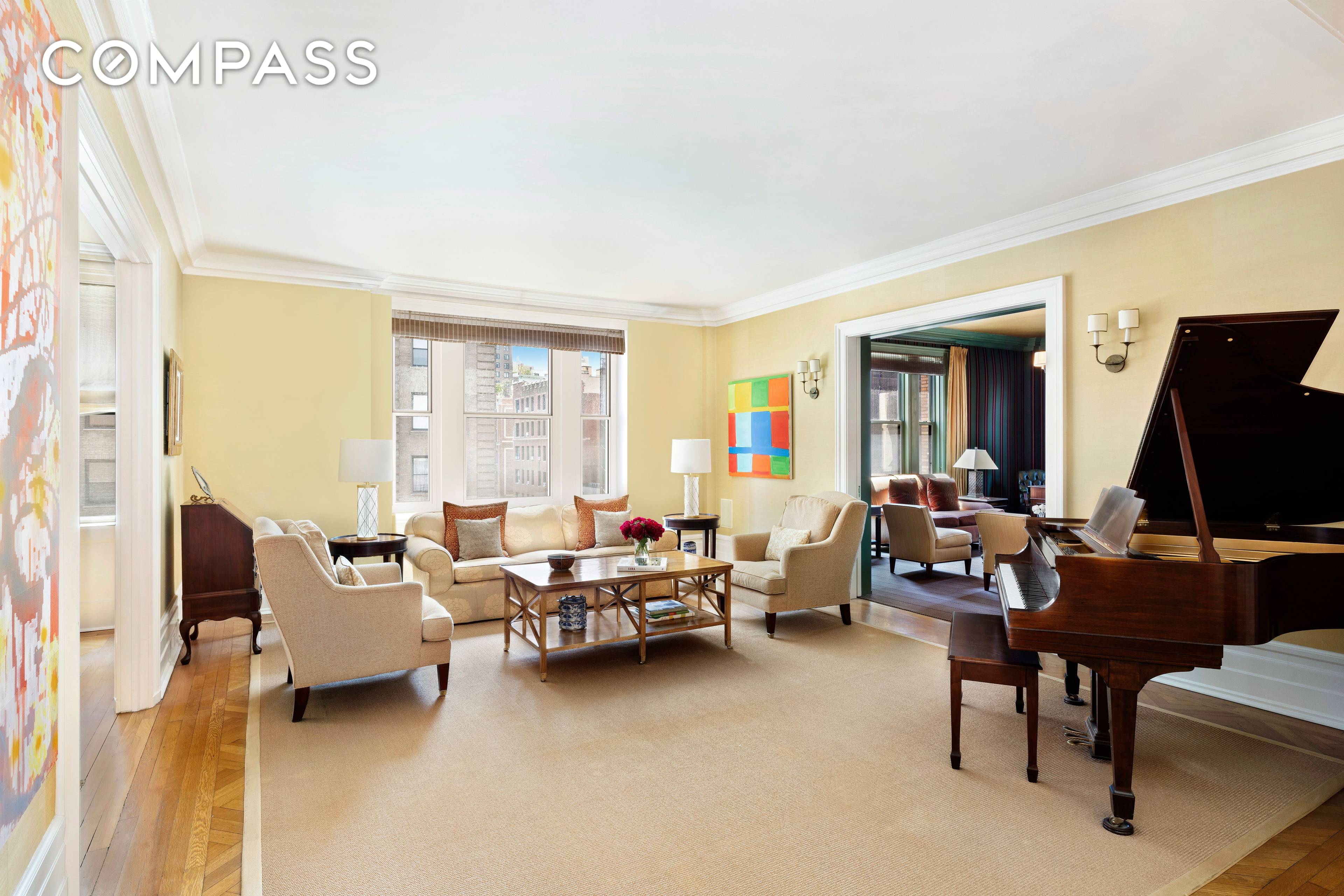 Crowned with soaring 10' ceilings and transformed by a seamless renovation, this grand and glorious approximately 5500 SF sun kissed 13 room residence outshines all peers !