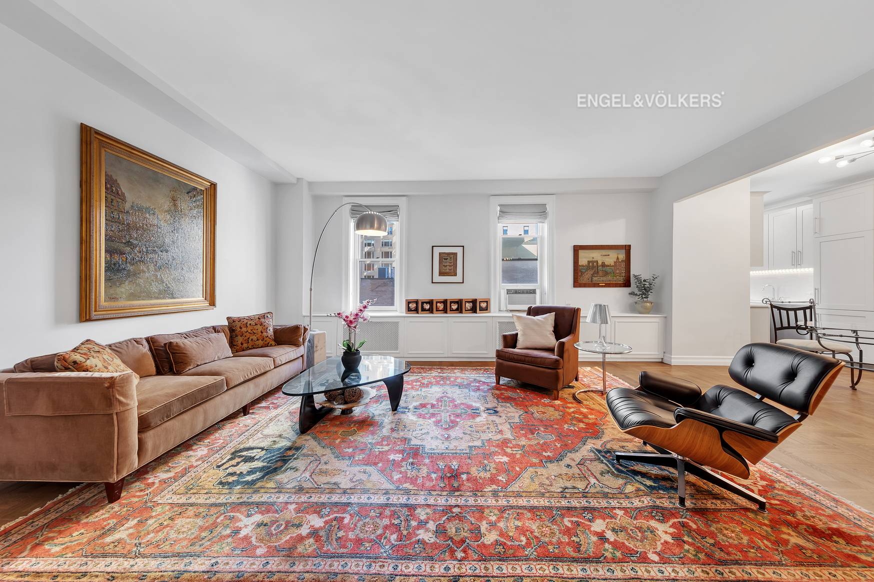 Nestled on the top floor of The Capitol, a landmark eight story neo Renaissance building in Carnegie Hill, apartment 8C offers a fully renovated sanctuary with all the charm expected ...