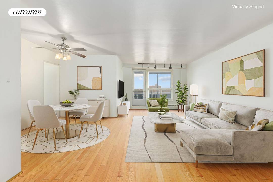 Stunning, High Floor 3 Bedroom with Balcony in the Heart of Rego Park !