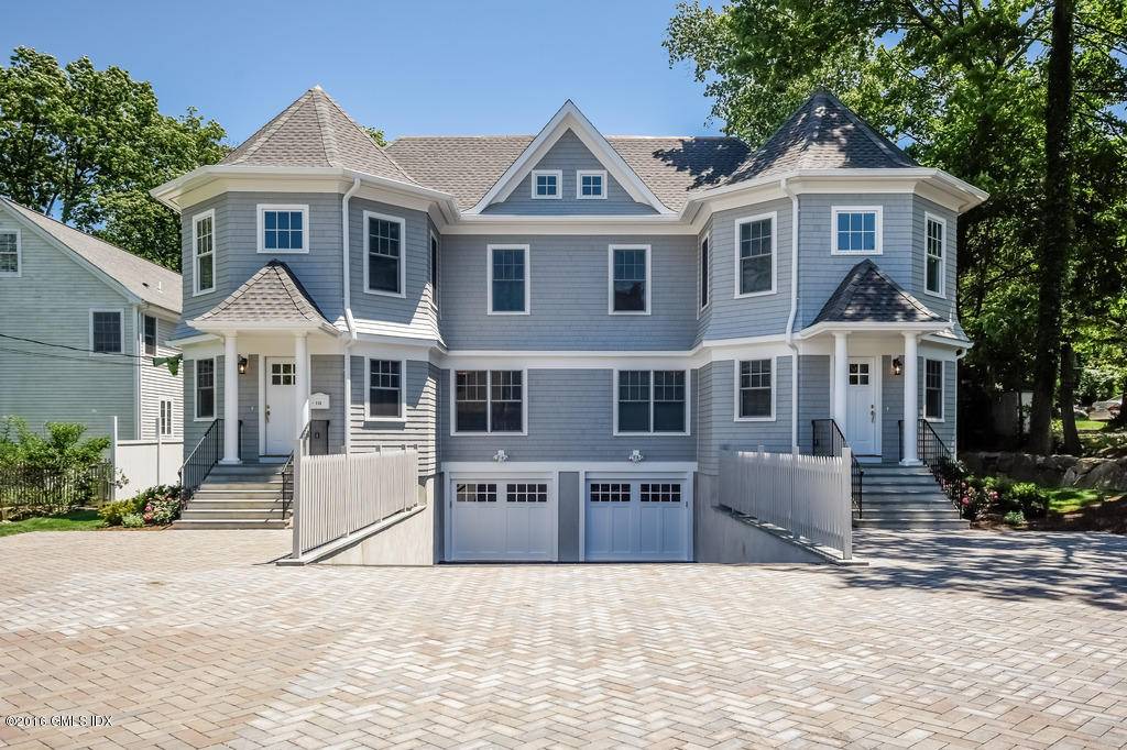 Newly constructed family home located in convenient Greenwich location ; close to train downtown shopping.