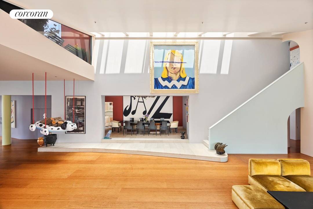 SoHo Duplex Penthouse with Two Private Terraces and Architectural Pedigree The Penthouse at 419 421 West Broadway is a rare offering an expansive, full floor duplex loft encompassing over 5, ...