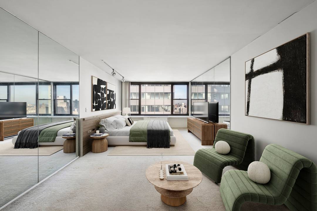 PRESTIGE MEETS PRACTICALITY IN THIS STUDIO RETREAT IN A PREMIER WHITE GLOVE BUILDING JUST OFF CENTRAL PARK.