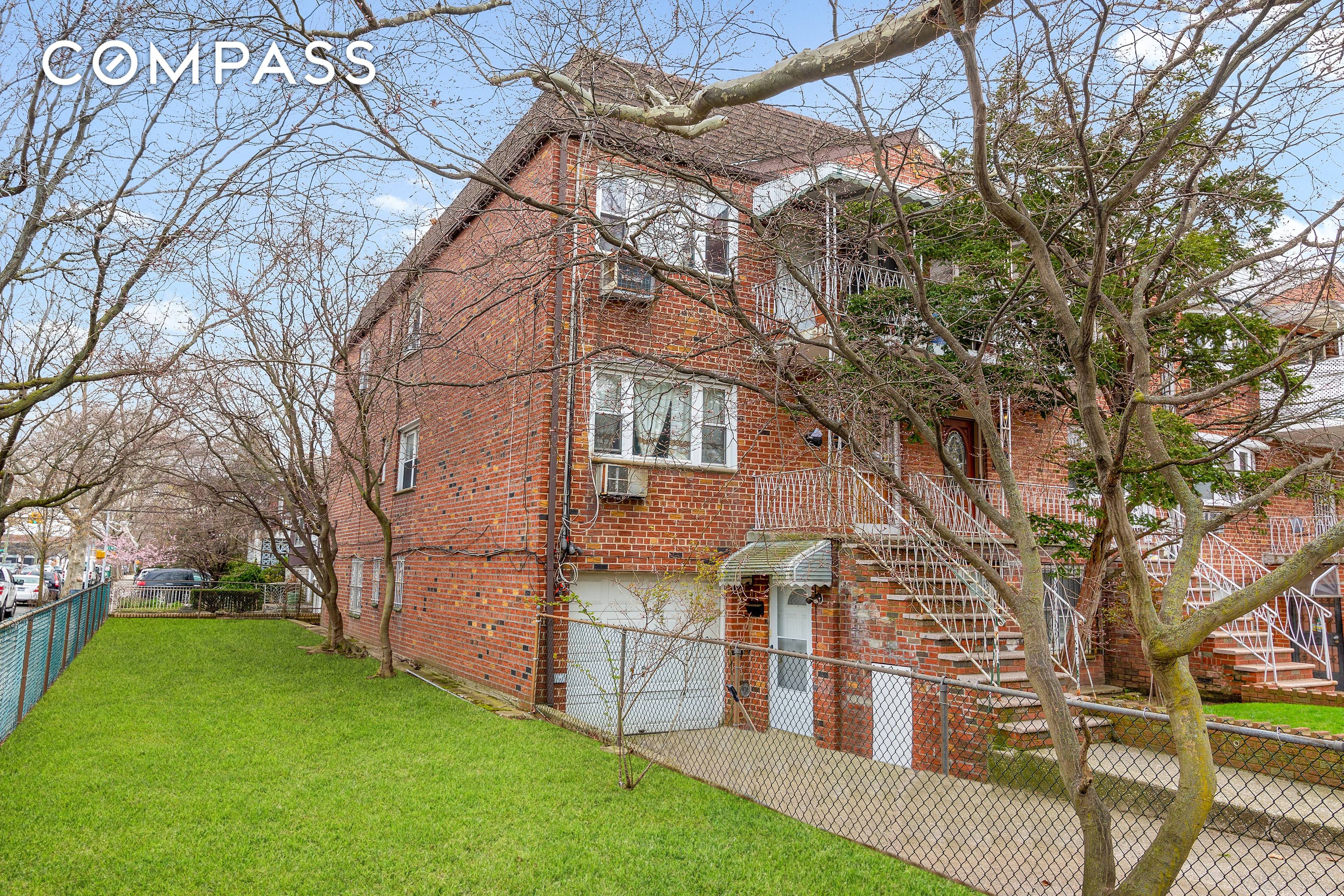 Discover a rare opportunity to own a CORNER semi detached solid brick 2 Family House in the heart of Old Mill Basin Flatlands, one of Brooklyn's most desirable neighborhoods.