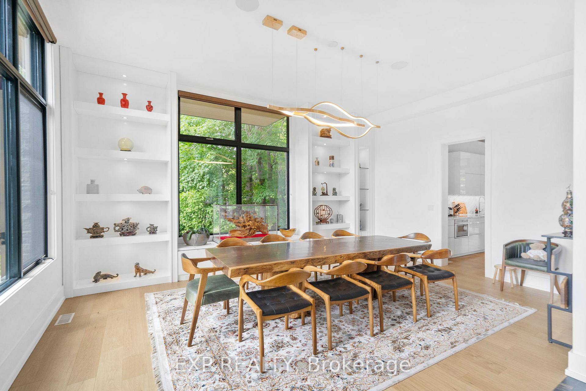 Set on a rare 1. 92 acre ravine lot, over 10, 000 sq ft custom built estate by David Small Designs blends serene Canadian elegance with bold global influence.