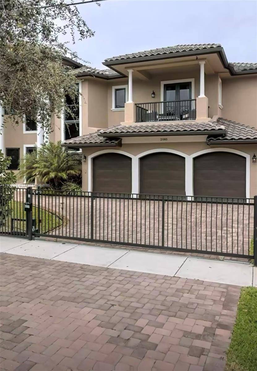 Beautiful two story waterfront home built in 2017, located in the prestigious guard gated Keystone Islands of North Miami.