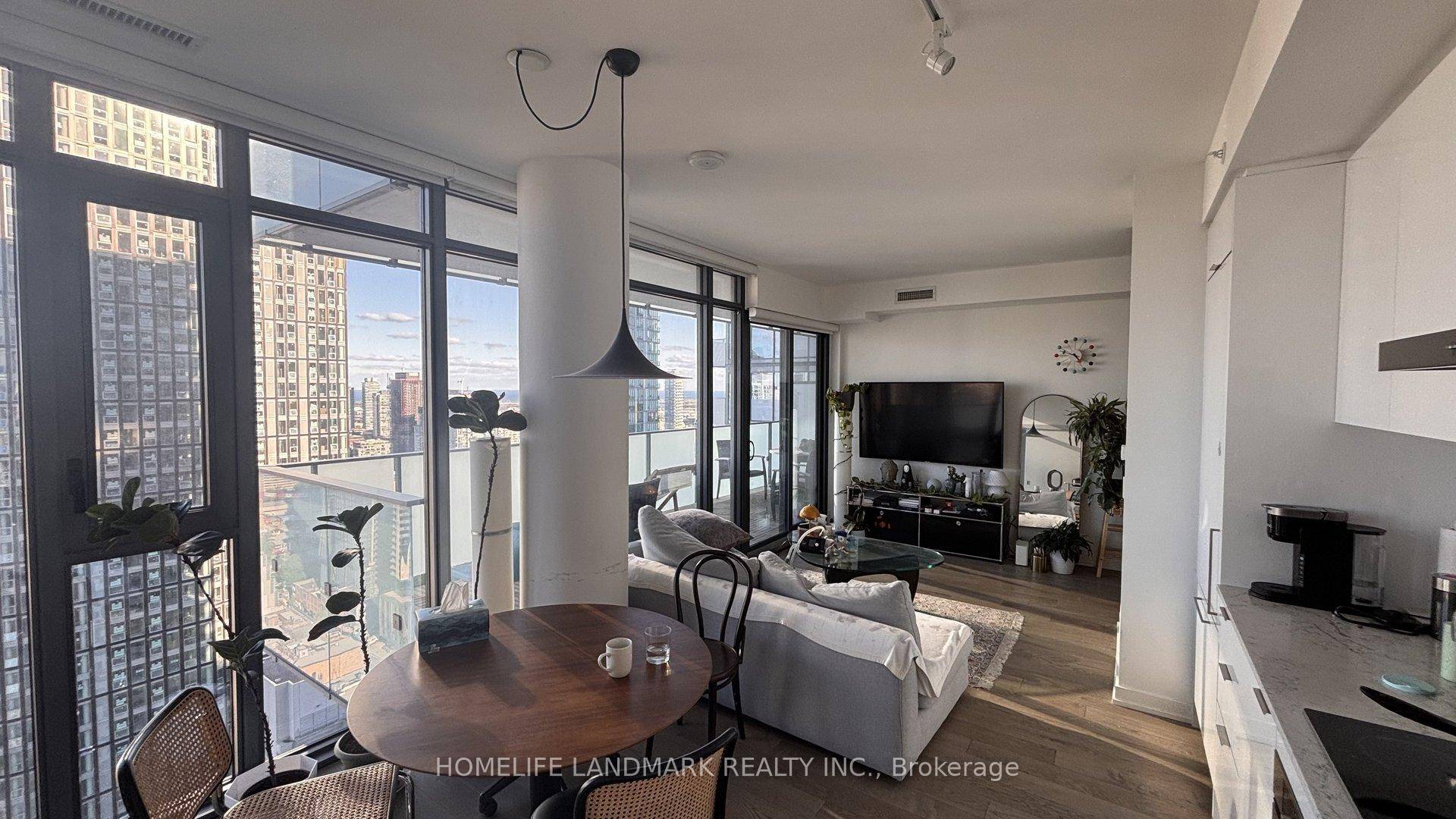 Stunning Luxury Yonge amp ; Rich Condo Are Above 35th Floor North East Corner Unit Is 2 Br 2 Full Bath, Huge Balcony, 1 Parking 1 Locker.