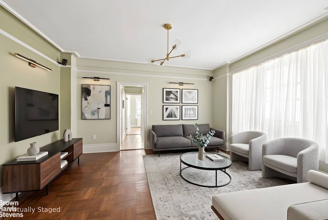 Welcome home to this beautifully proportioned, move in condition one bedroom home that is a true four room residence, complete with a proper formal dining room.