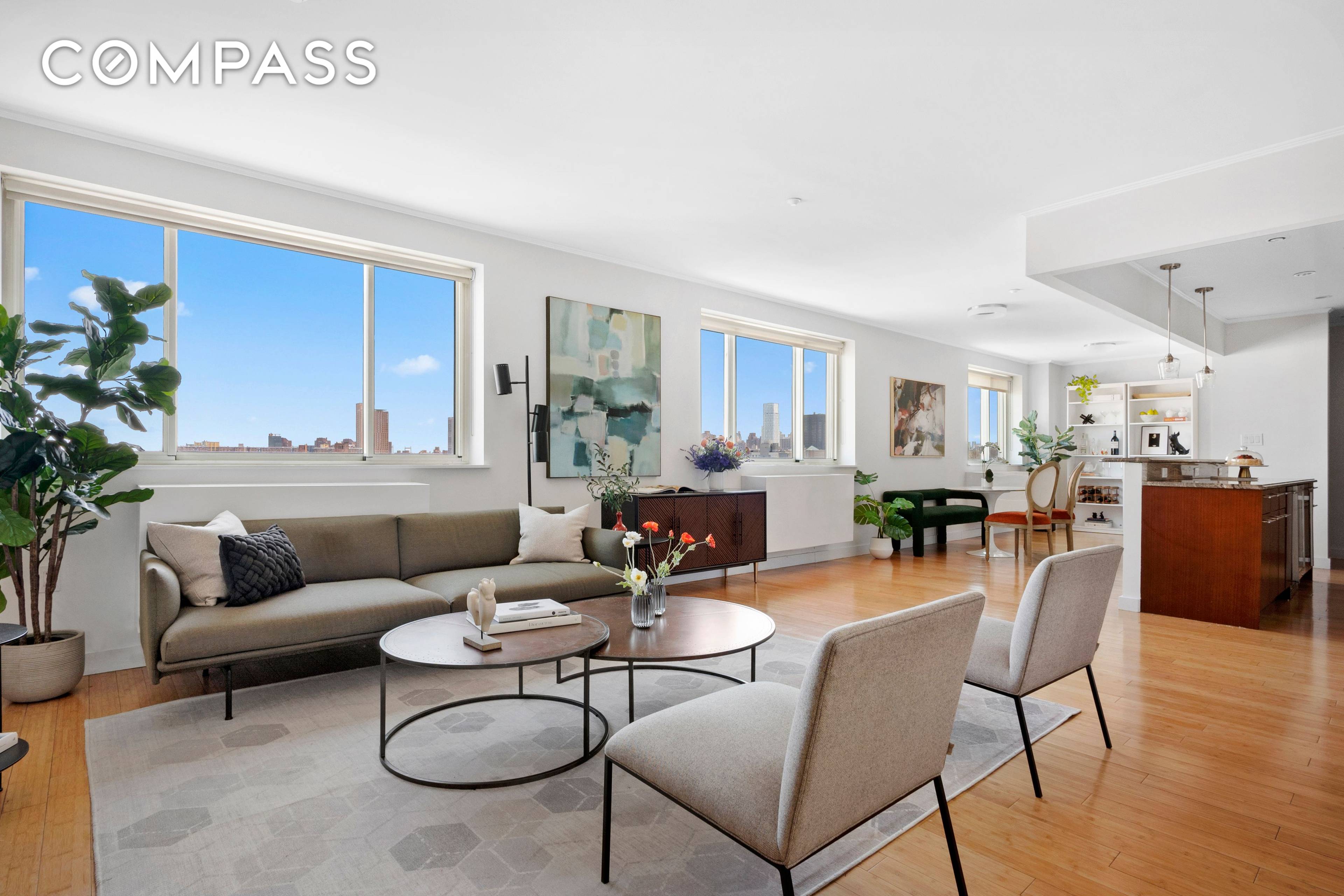 A Penthouse Beyond Comparison PH4C at The Livmor No Board Approval A rare two unit combination, PH4C offers 2, 200 square feet of refined interior space and an additional 1, ...