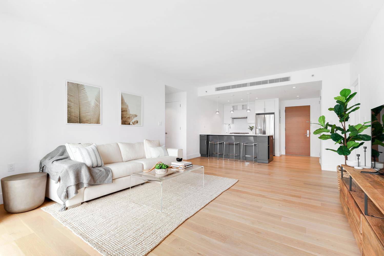 Immediate occupancy. Immaculately designed, this 1, 132 square foot two bedroom, two bathroom residence features Western exposures and a 53 square foot exterior balcony.