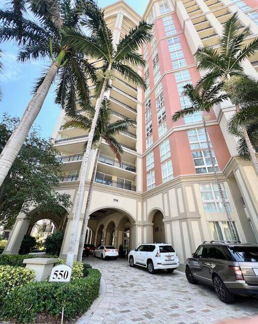 Outstanding condo with TWO PARKING SPACES, 2 master suites, overlooking impressive views of the city, located in City Place South Tower, most sought after building in Downtown West Palm Beach.