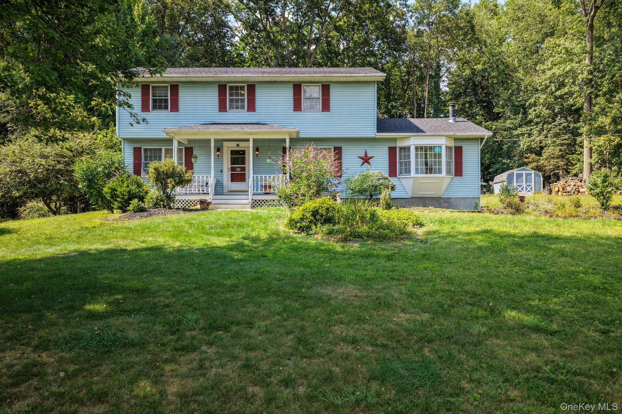 This Colonial home is in the highly desirable Rural Ridge community of Campbell Hall.