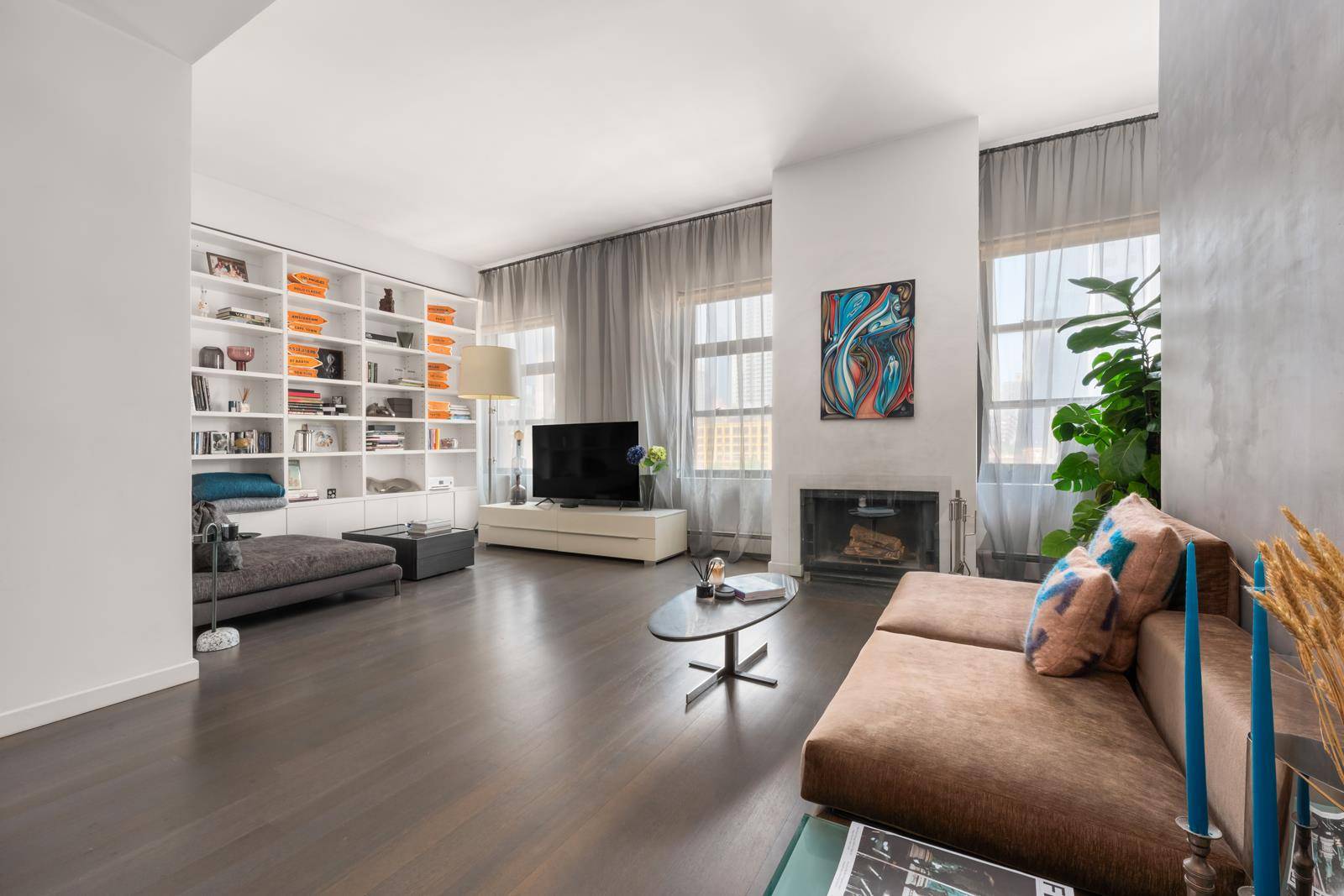 Designer Luxury Loft in a Historic Building worthy of interior magazine editorials.